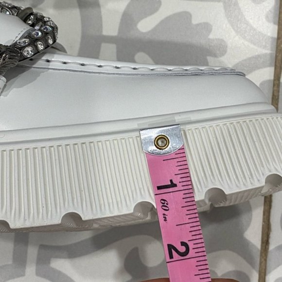 Gucci Dionysus White Leather Loafers Size 41 - Picture 12 of 13